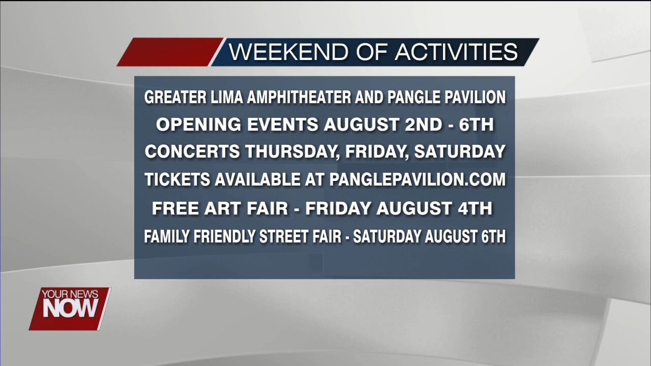 Opening weekend for the Greater Lima Amphitheater is loaded with fun family-friendly events